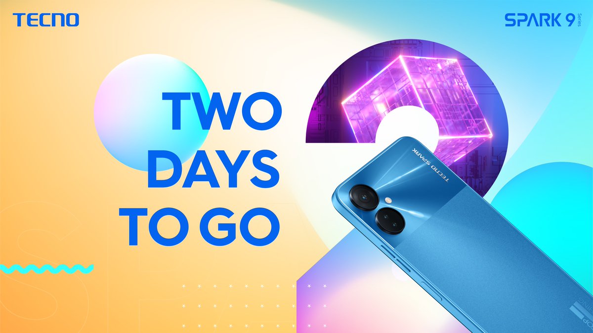 tecnomobile's tweet image. Only 2 days left. What kind of feature do you expect from the brand new #SPARK9Series? 

#TECNO #SPARK9IsComing