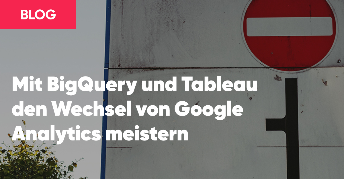 NEU im BLOG: Mit #BigQuery und #Tableau den Wechsel von #GoogleAnalytics meistern. Jetzt lesen: hubs.li/Q01cBwbL0

Du fragst dich, wie du den Wechsel von #UniversalAnalytics auf #GA4 am besten organisierst? Ein elegante Lösung erfährst du in unserem neuen Blogartikel.