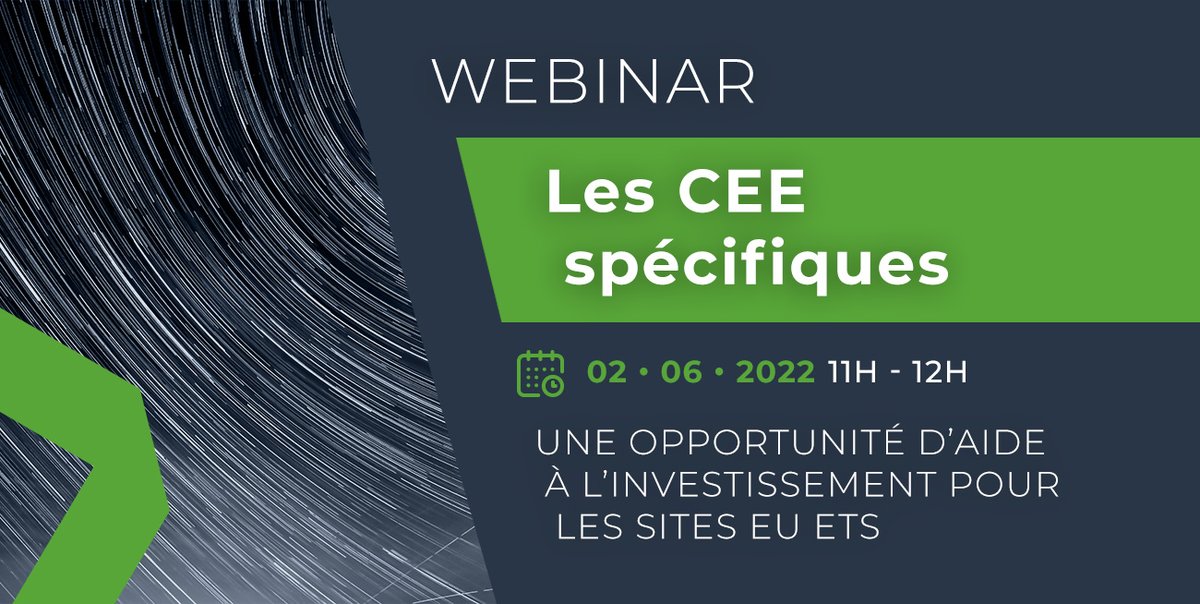EPSA_TI's tweet photo. Webinar : Les CEE spécifiques pour les sites EU ETS, c'est aujourd'hui à 11h❗ 
Participez et inscrivez-vous gratuitement, ici 👉https://t.co/1Qx15PR1E2 https://t.co/ulgGanya0r
