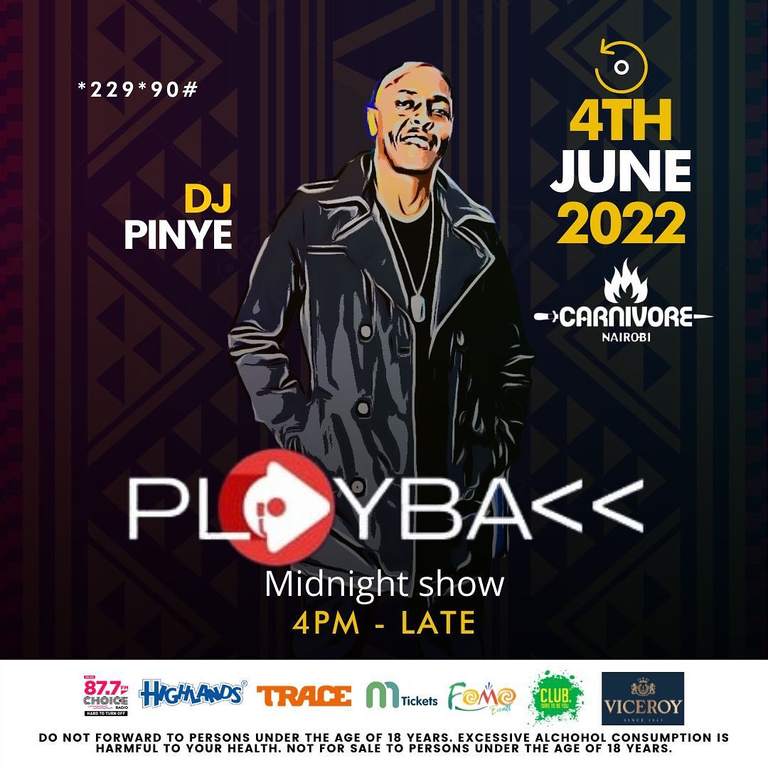 AdamMaina_'s tweet photo. Good news ๐บ๐ฟ๐๐บ๐ผ๐ถ๐ท๐ง
@Fomo_ke's #PLAYBACK, slated for this Saturday, June 4th, at Carnivore - Nairobi seeks to bring together people from the old generation and reawaken their memories.
TIX: https://t.co/sSt5OjhUST
#SoundtrackOfOurGeneration https://t.co/IpdUmVmswd