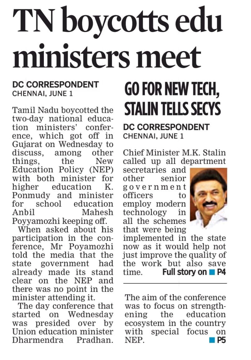 annamalai_k's tweet photo. The learning outcomes of Govt school students from TN was below the national average, according to NAS 2021. 

There is no point in basking in past glory, &amp; it is essential that @CMOTamilnadu steps beyond his Ego &amp; let the govt school children have what they rightly deserve. https://t.co/rfm1pzqVB0