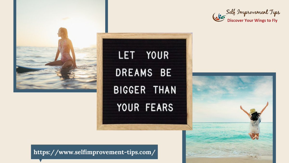 selfimp1's tweet photo. Let Your Dreams be Bigger than your Fears.

#motivationalquotesforlife #improveyourownself #selfimprovemnettips #dreams #FEARLESS4thWin https://t.co/ml1pKIDnw1