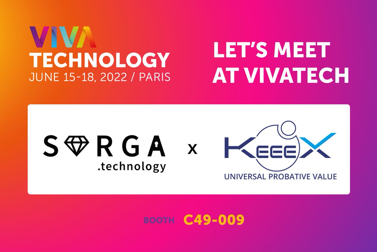 Let's meet @VivaTech to discover our software suite and discuss how it can benefit your business ! Come and see us on our booth or on the digital platform. #vivatech #blockchain #web3 #proof #trust #traceability #startups #tech4good