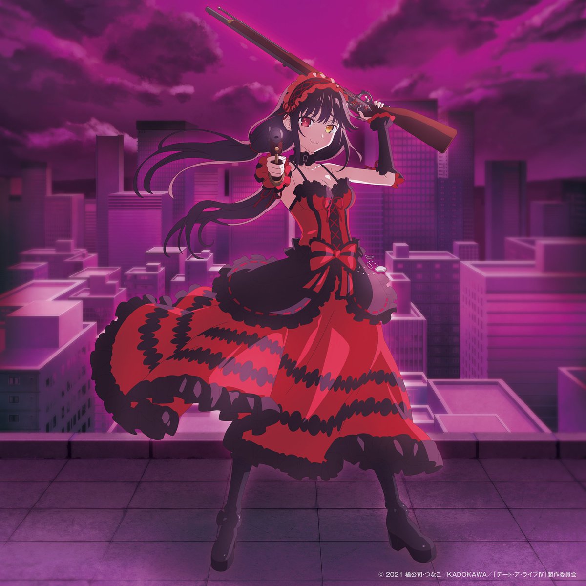 kadokawaanimeCH's tweet photo. ═════⊹⊱🌹⊰⊹═════
　　　Kurumi visual &amp; PV
　　◤2022/06/03 18:00◢
═════⊹⊱🌹⊰⊹═════
／
Let's begin our date
5th PV now streaming!
▸https://t.co/IMOeeyW4y1
＼
#date_a_live https://t.co/p84dOtdLrT