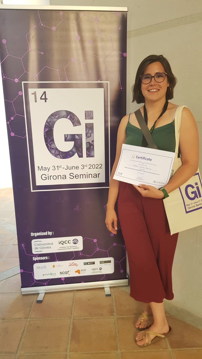 BioComp_UJI's tweet photo. Natalia @nattmontada obtained one of the presentation award in the Young Researchers Symposium of the @GironaSeminar Congratulations to her, and to all young brilliant researchers! https://t.co/VFT3p1jSnH