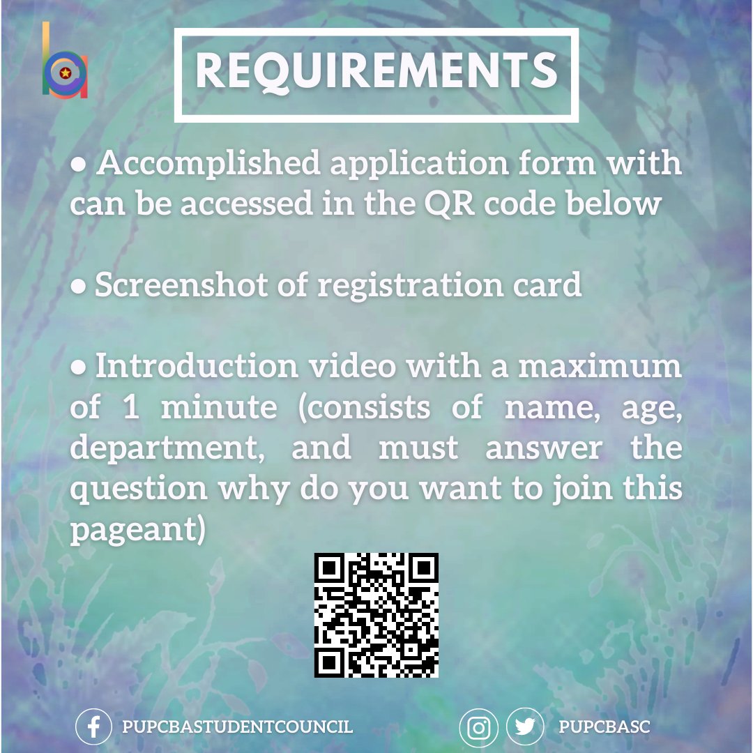 pupcbasc's tweet photo. STAND UP AND RAISE NOT JUST YOUR CHIN BUT ALSO THE FLAG TO EMBRACE YOUR TRUE COLORS! 
 
Do you have what it takes to fit into this upcoming event? You can look through the qualifications and requirements to be the first Mx. CBAhaghari ever! https://t.co/7yV1ptwYdK