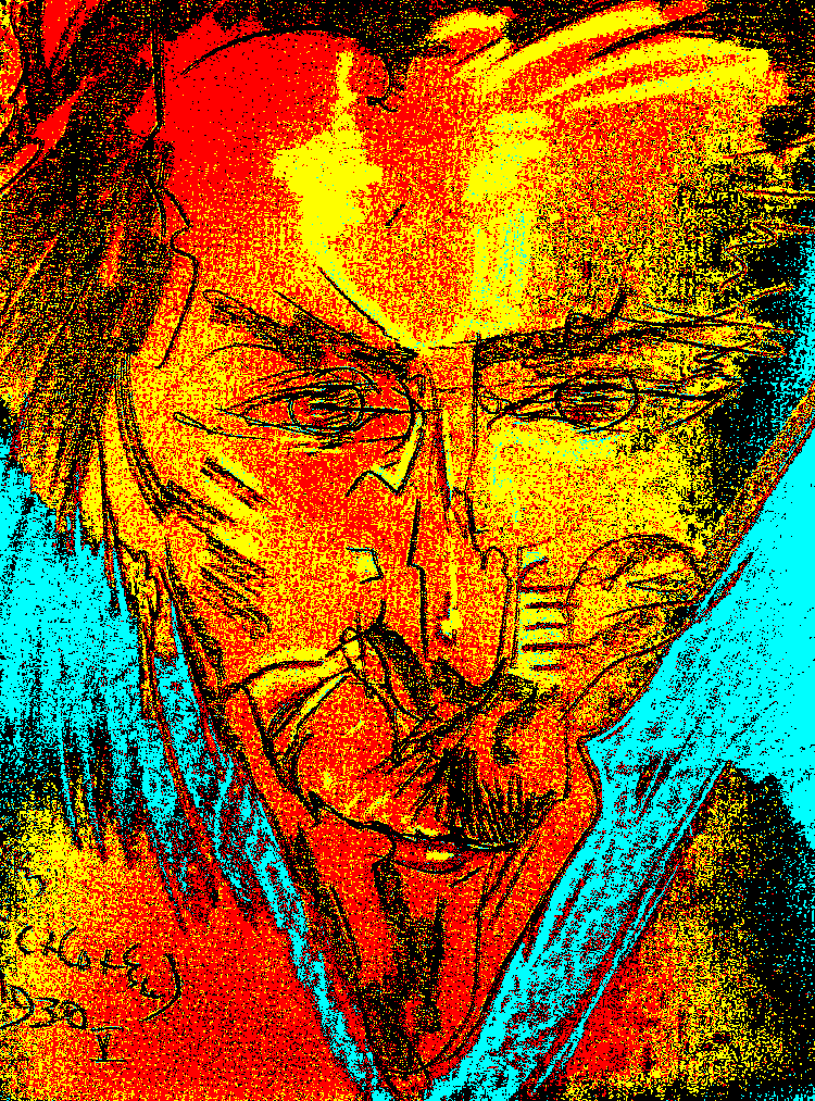 paintergoblin's tweet photo. Portrait of Józef Fedorowicz, Stanisław Ignacy Witkiewicz, Museum of Middle Pomerania in Słupsk https://t.co/7VvPduB401 #wikidata #digitalart #pastel (Palette: #TeletextRedYellowBlue) 🖌🎨 https://t.co/3Ul8GdRK8G