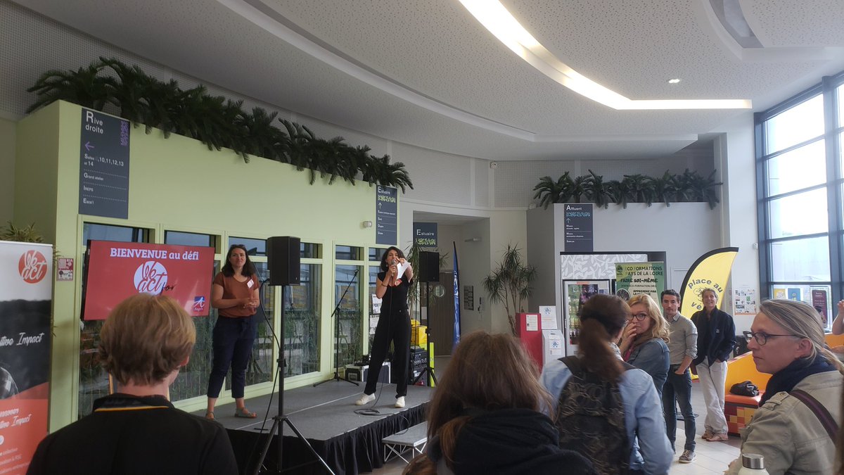 C'est parti pour le défi <a href="/WeAct5/">WeAct</a> for the planet avec la super team <a href="/chabaranger/">CharlotteBaranger</a> et <a href="/CoussinC/">Coussin Caroline</a> 1 journée d'intelligence collective pour aider 3 assos du territoire <a href="/Angers/">Ville d'Angers</a>