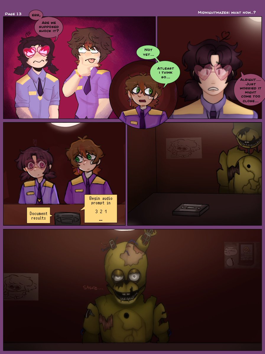 MidnightMazes's tweet photo. Uh oh! #FNAF https://t.co/0xfJsWcX08