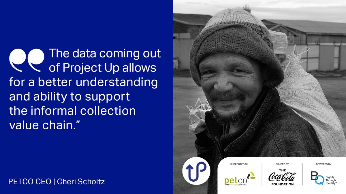 Here's why you should get on UP: #ProjectUp is enabling collectors with a digital tracking system that ensures a fair wage payment via SMS. It’s funded by #thecocacolafoundation and PETCO, <a href="/BanQuInc/">BanQu, Inc.</a> tech powers it. ​

CLICK UP: bit.ly/38snATs?utm_co…