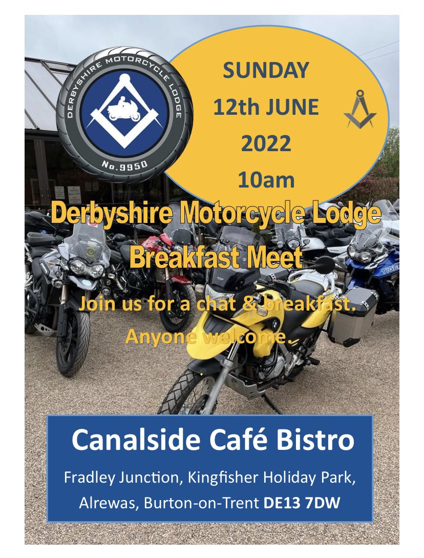 Brethren, friends and family a reminder that WBro Steve Frixou will be presenting a cheque to Blood Bikes together with Paul Hitchcock the Vice President of the EMWS. Sunday 12th June (see photo)
There will also be a Blood Bike and one of their representatives to receive them.