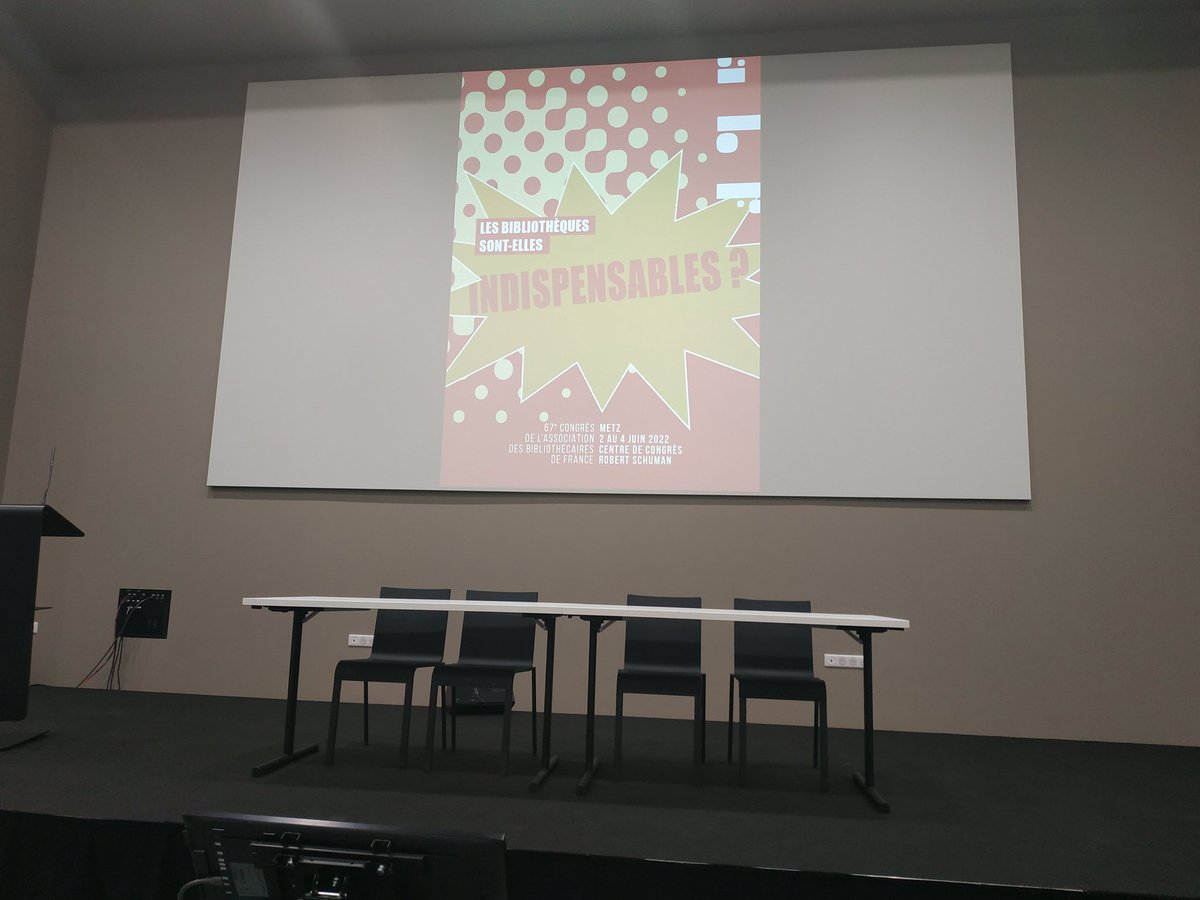 BrunFloriane's tweet photo. Quelques minutes avant le lancement du congrès ABF 2022 #ABF #congres #congres2022 #Metz https://t.co/MgCPW4w0fO