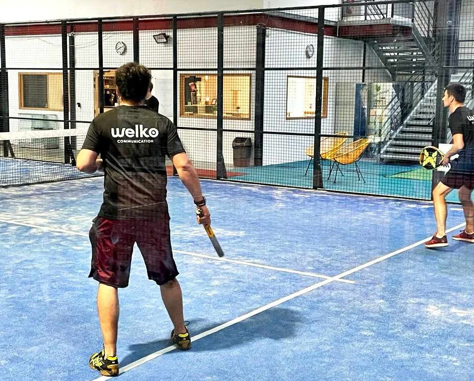 🎾 Place au #padel pour la team #welko !

Angers Padel a été, en ce début de mois de juin, le théâtre de nos prestations sportives (et autres activités 🍻😇).

L'occasion de faire un clin d'œil à nos amis de <a href="/LaDalleAngevOFF/">La Dalle Angevine</a> ! 

🤝🏼 𝗠𝗲𝗿𝗰𝗶 pour l'accueil et à très vite ! 👋