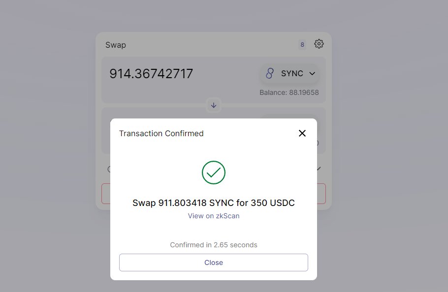 LargoTenda's tweet photo. amazing #L222 #zkSync #Layer2 #ZKRollup #testnet #Ethereum #DeFi https://t.co/blirDakuqS