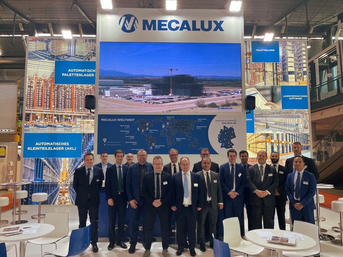 Mecalux_Group's tweet image. Auch am letzten Tag der #LogiMAT22 steht das gesamte #Mecalux-Team noch einmal am Stand C10 in Halle 1 für Sie bereit. Welche Themen rund um die #Logistik bewegen Ihr Unternehmen aktuell?
