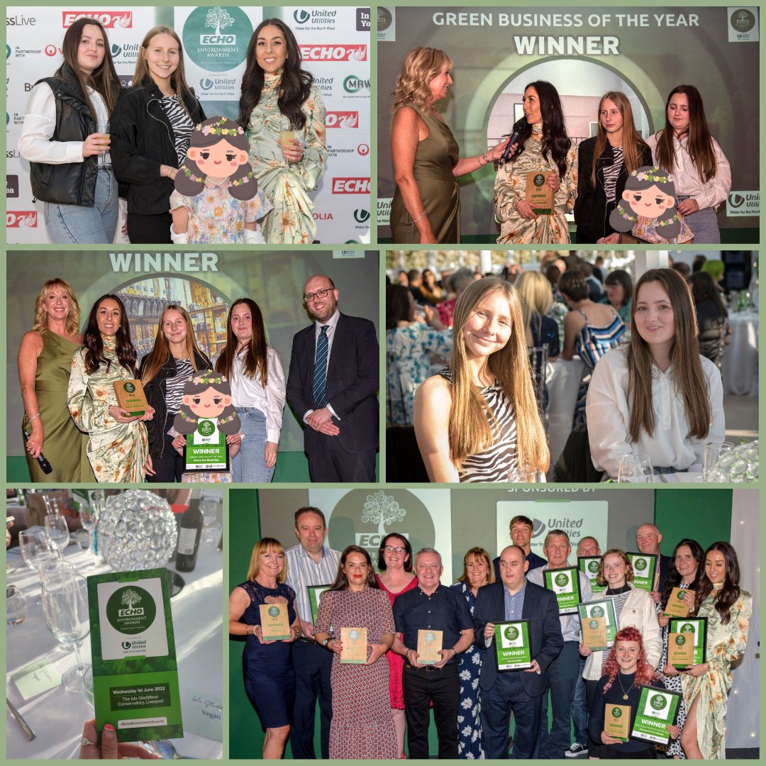 WasteN0tWantN0t's tweet photo. We won Green Business of the Year 🏆 thank you to whoever nominated us 💚

Amazing organisations amongst the winners &amp; finalists. Congratulations to everyone 🥂 

Live your purpose, if you do so, you will be rewarded each day

Thank you @EchoEnvironment 

#echoenvironmentawards https://t.co/IWt6QPoysV