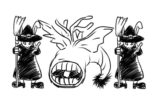 Sa・Ga3のドグラを描きました 