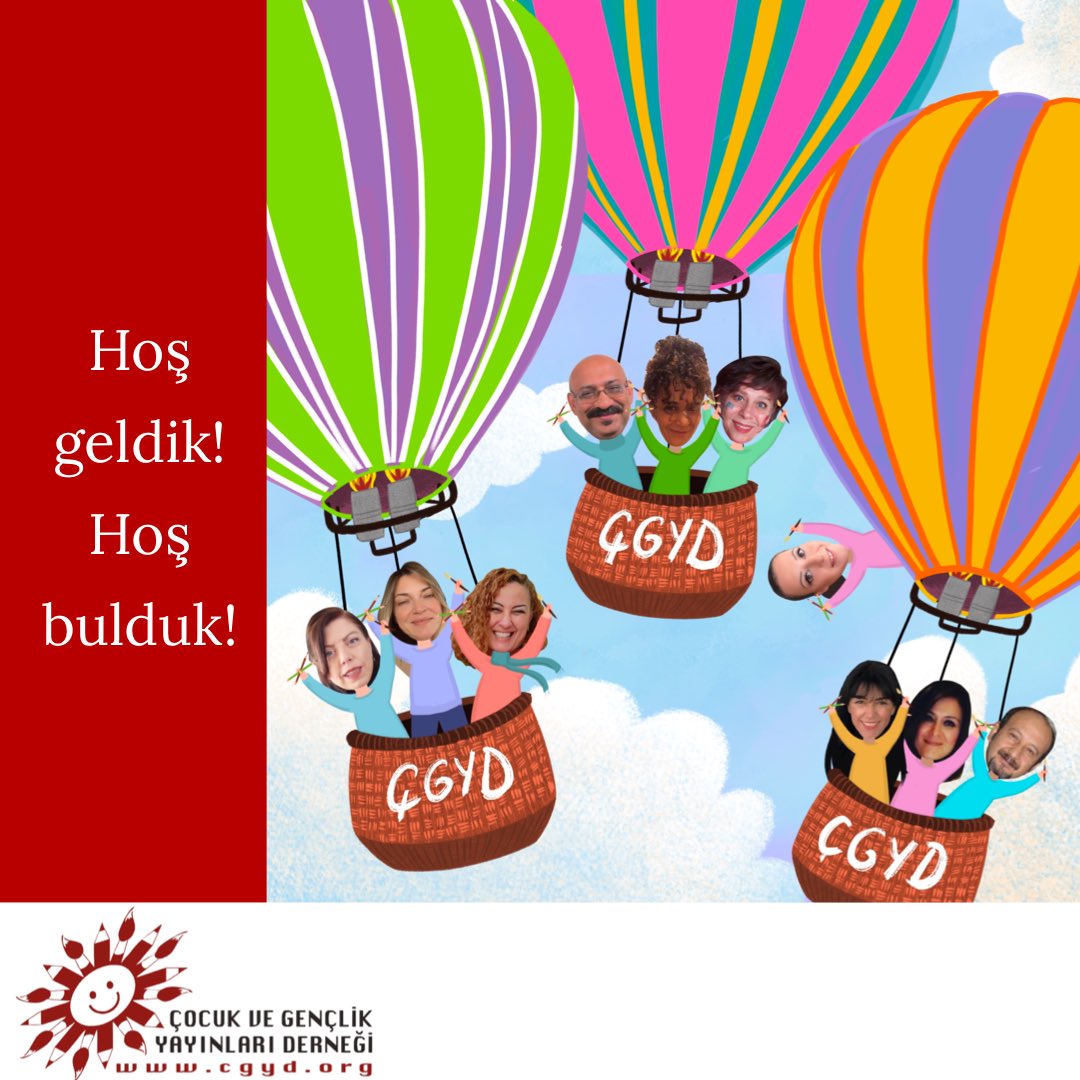 Çocuk ve Gençlik Yayınları Derneği yeni dönem ekibi göreve başladı. 

Rengârenk balonları ve enerjileriyle, çocuk ve gençlik edebiyatına yeni bir ton katmak için heyecanla “Merhaba!” diyorlar. 
 instagram.com/p/CeTcoASNbJd/…