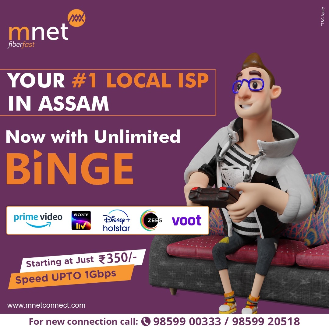 MNetFiberFast1's tweet photo. Binge UNLIMITED only with M-Net Fiber Fast.
Check out all the exclusive offers on our website Visit@www.mnetconnect.com
.
.
.
.
.
Call us@9859900333/9859920518

.
.
.
.
#Mnet #MnetFiberFast #WFH #OTT #OTTPlatforms #Hotstar #SonyLIV #Voot #DisnetHostar #Zee5
#Broadband #WifiPlans https://t.co/UwiwhDHWxx