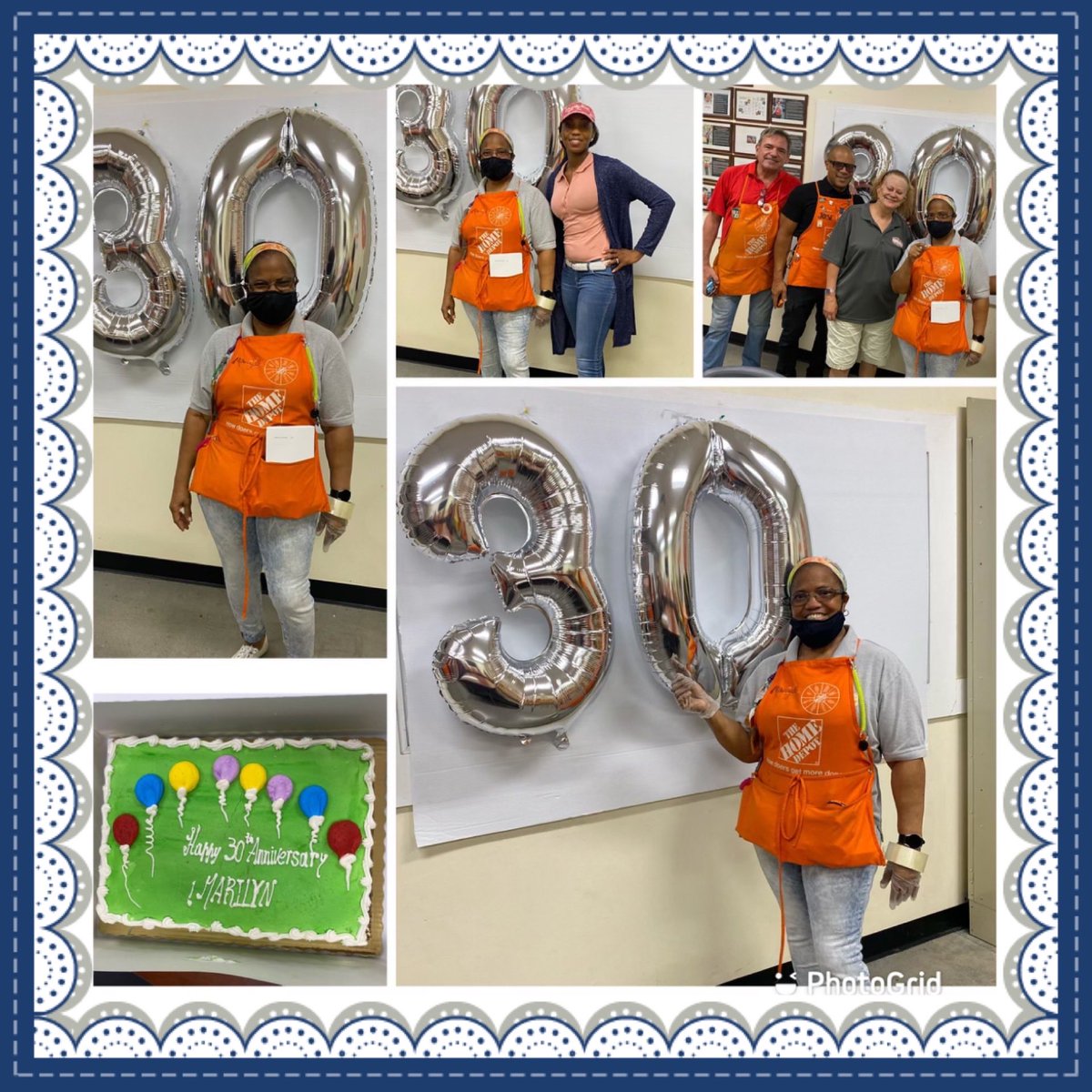 Congrats to Marylin on Celebrating 30 years with Home Depot! 🎉🎉🎉