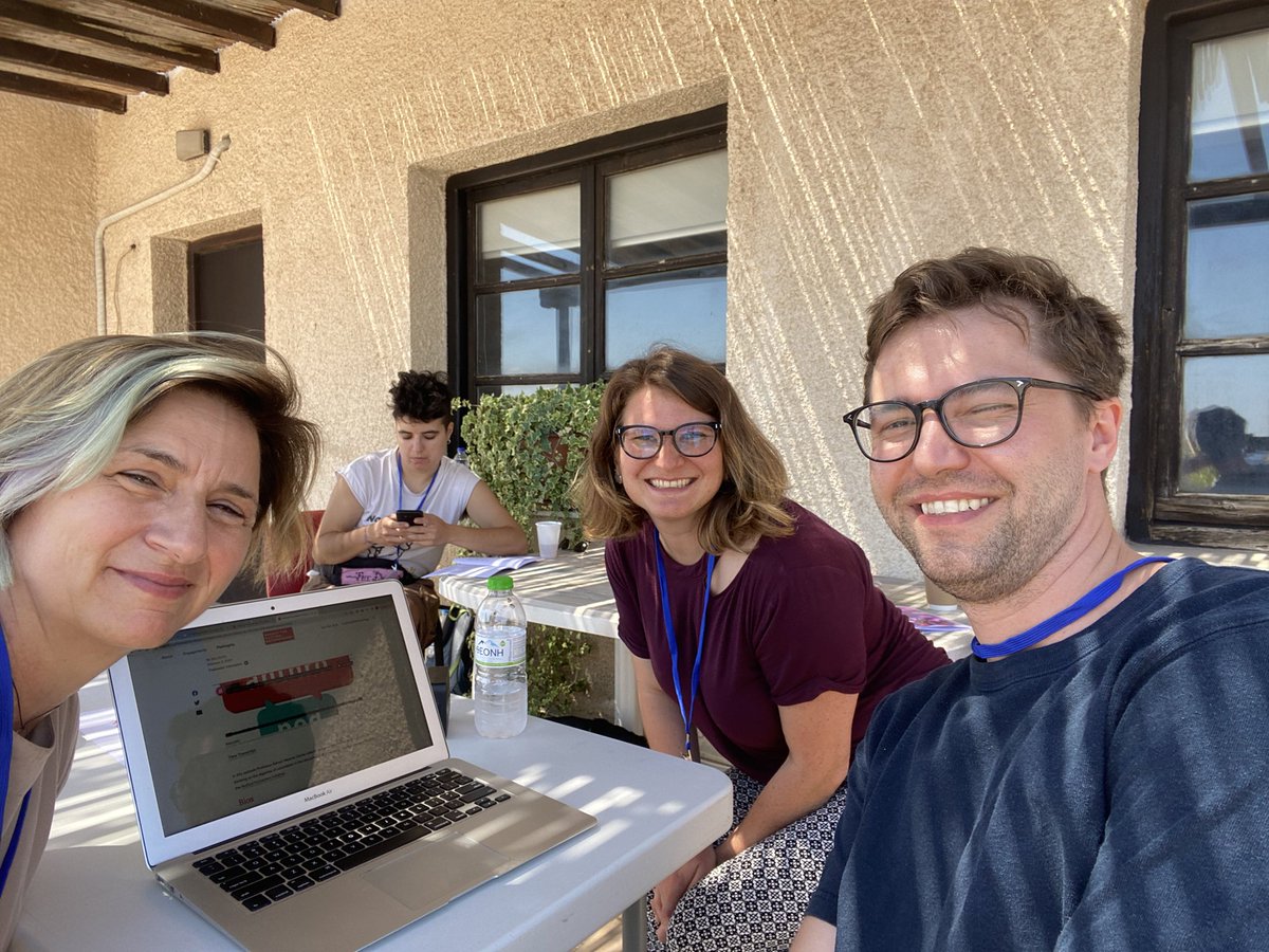 Anthropolab_gr's tweet photo. #VirtualOtherwise22 #greeknode listening to anthropod on radical humanism on the terrace ! https://t.co/pMRuTKs9HG
