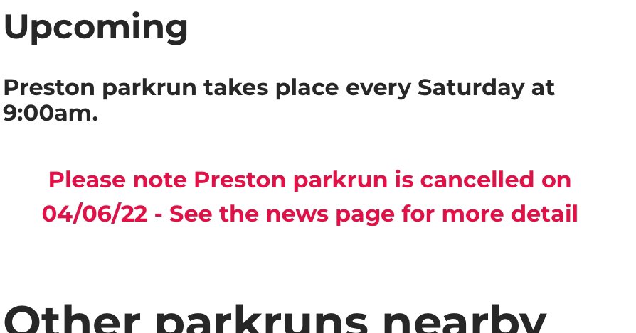 Witton parkrun tweet media