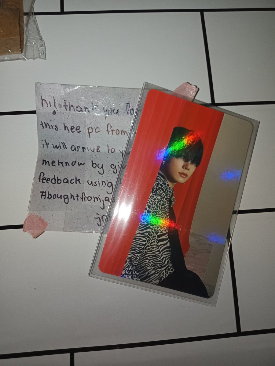 jorjarchive_'s tweet photo. [ #Jorjarchive_mail | #jorjarchive_bought ]
~ #boughtfromjas 

thank u sm @jakeprio_ <33 hee arrived safetly🤲💗 https://t.co/qeunpbQtDR