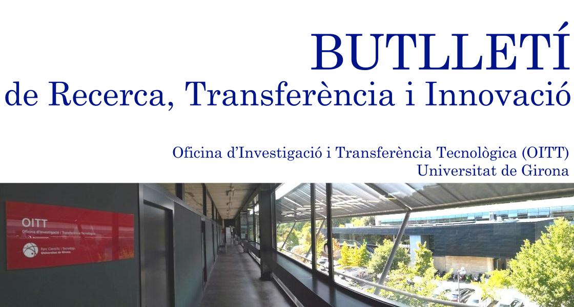 UdG Recerca (@udgrecerca) on Twitter photo 📢Butlletí de Recerca, Transferència i Innovació de la <a href="/univgirona/">Universitat de Girona</a>
(2/6/2022)
📰bit.ly/3x0wdNf
#recerca #transferencia #innovacio #RDI 📢Butlletí de Recerca, Transferència i Innovació de la <a href="/univgirona/">Universitat de Girona</a>
(2/6/2022)
📰bit.ly/3x0wdNf
#recerca #transferencia #innovacio #RDI