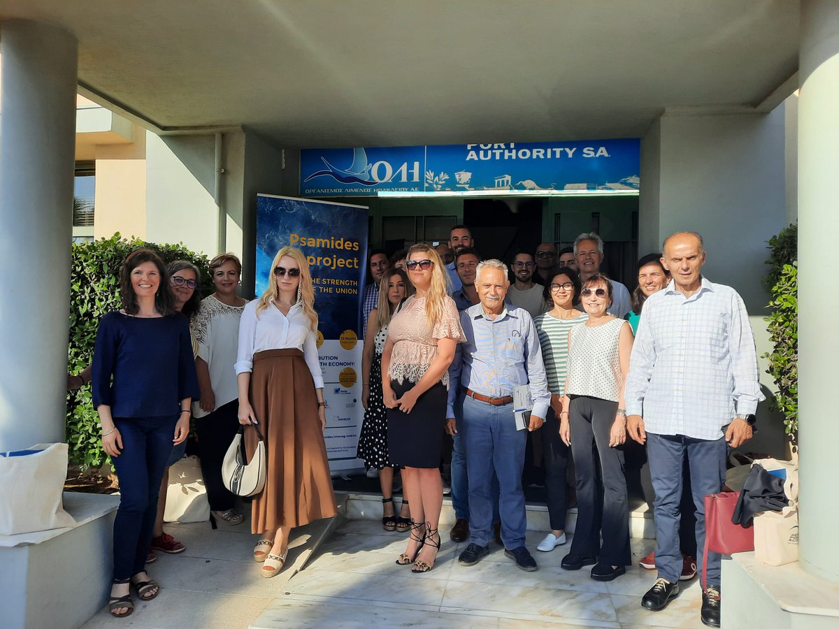 Right now in #Heraklion !
 Final event where all stakeholders insist on the importance of improving #technologies &amp; #sustainability in #ports #marinas in #Mediterranean. 
#greentransition 
<a href="/BlueGrowthCom/">Blue Growth Community</a>
 #blueeconomy 
@MEDProgramme
 #Greece #PsamidesProject