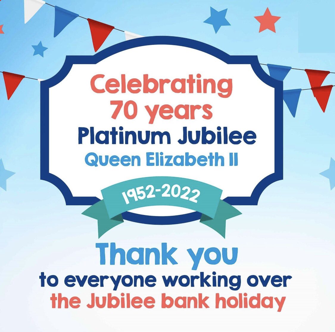 UK_EMT's tweet photo. Wishing Her Majesty 
Queen Elizabeth II a very happy 
🇬🇧 #PlatinumJubile 👑

We hope everyone finds time to relax and enjoy themselves.

A special thank you to our 
#UKEMT Ambulance Crews, Emergency Services and colleagues across the NHS and beyond working over the Bank Holiday https://t.co/WTIuTsEtwA