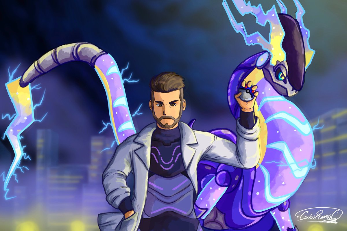 ramos_caraballo's tweet photo. Future 🚀
Turo &amp; Miraidon

Ilustración digital hecha anoche en tableta gráfica Xppen. Con éste ya completé al dúo de legendarios y profesores 🙌🏾 

Un Rt🔁 para apoyar? 😄 Lo agradecería mucho 💚 

#PokemonScarletViolet 
#PokemonEscarlataPurpura #Pokemon #Turo https://t.co/WhzjLwRcjU