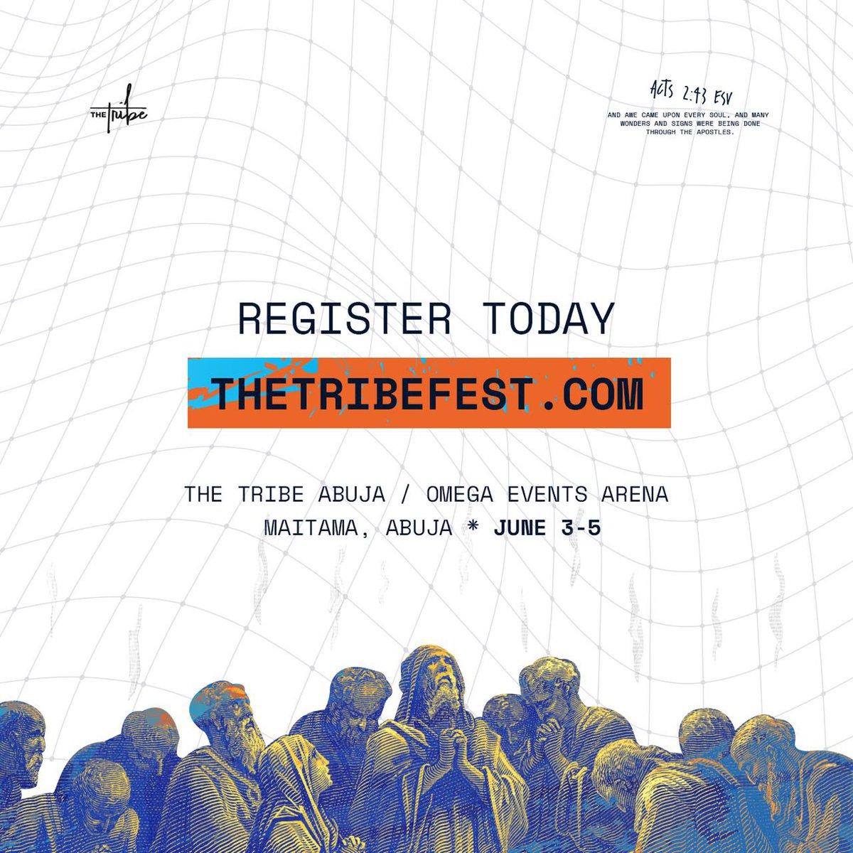 thetribemvmt's tweet photo. We’re gathering in:
🗓 Abuja: 3rd to 5th June
🗓 Lagos: 8th to 10 July

Join the movement:
🔗 Register for TribeFest at https://t.co/gG7K1Pthro

#tribefest #tribefestabuja #tribefestlagos #thetribemvmt #thetribeabuja #thetribelagos https://t.co/WEzz76gDl7