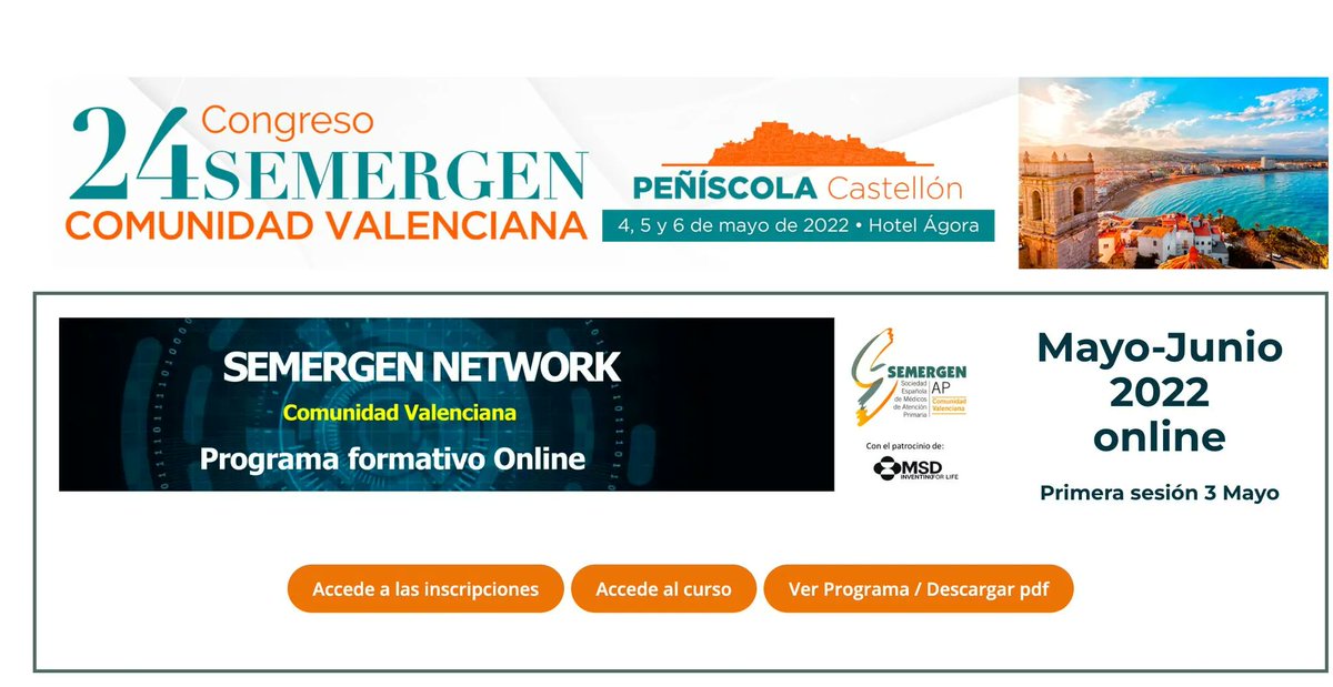 SEMERGEN_CV's tweet photo. 🔜 15 Junio a las 18:00 #SEMERGENnetwork
👁🗨 CLAVES DEL ÉXITO PARA UNA ENTREVISTA MOTIVACIONAL EN DM2 con @Inma_Cervera y @navarro_fm
✍️ https://t.co/un7mGfP37V https://t.co/vNMmkbf87Q
