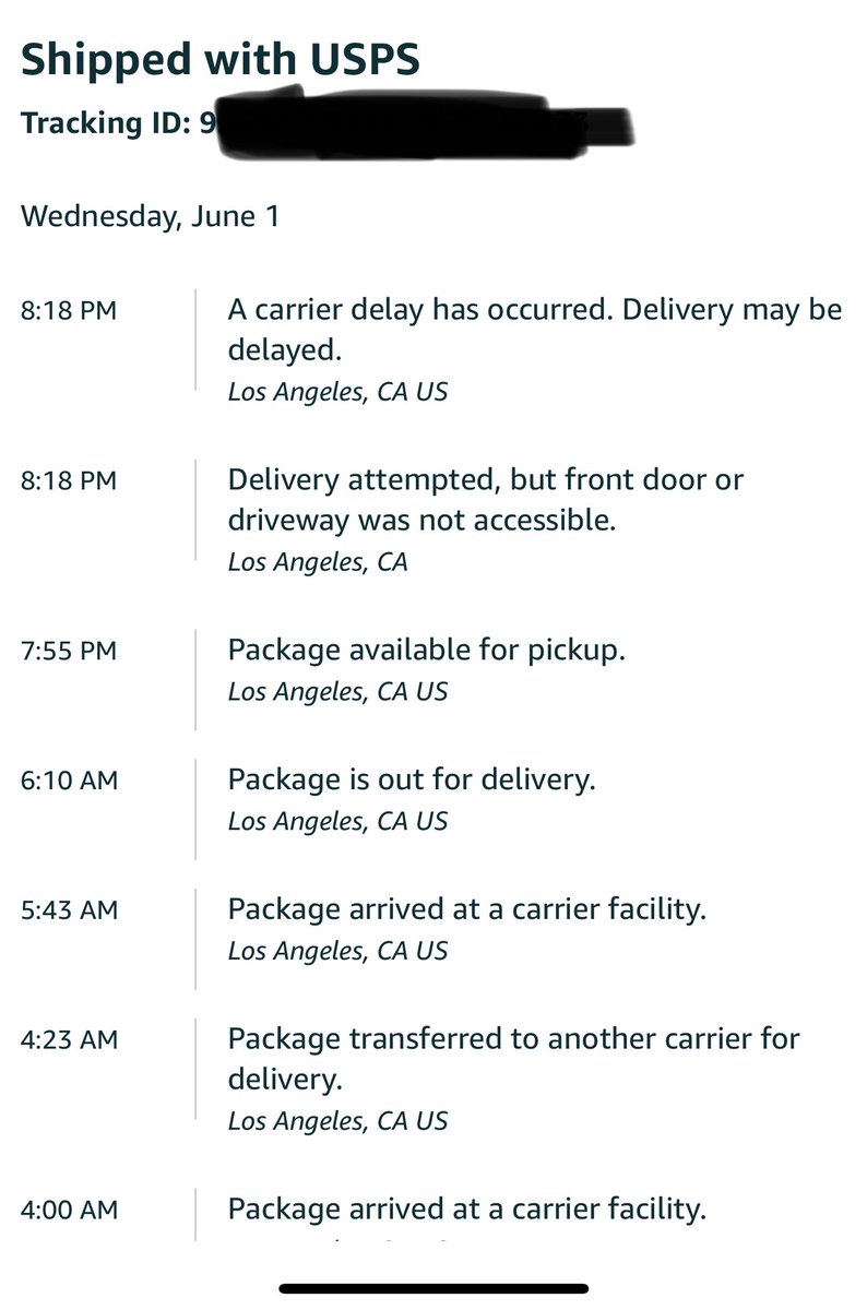 DadLifeGaming1's tweet image. Hey @USPS  how about you get your workers to do their job and stop lying about delivery attempts!!! I was in my dinning room at that time and could clearly see outside and there was no delivery attempted. #fail #doyourjob #lazyworkers
