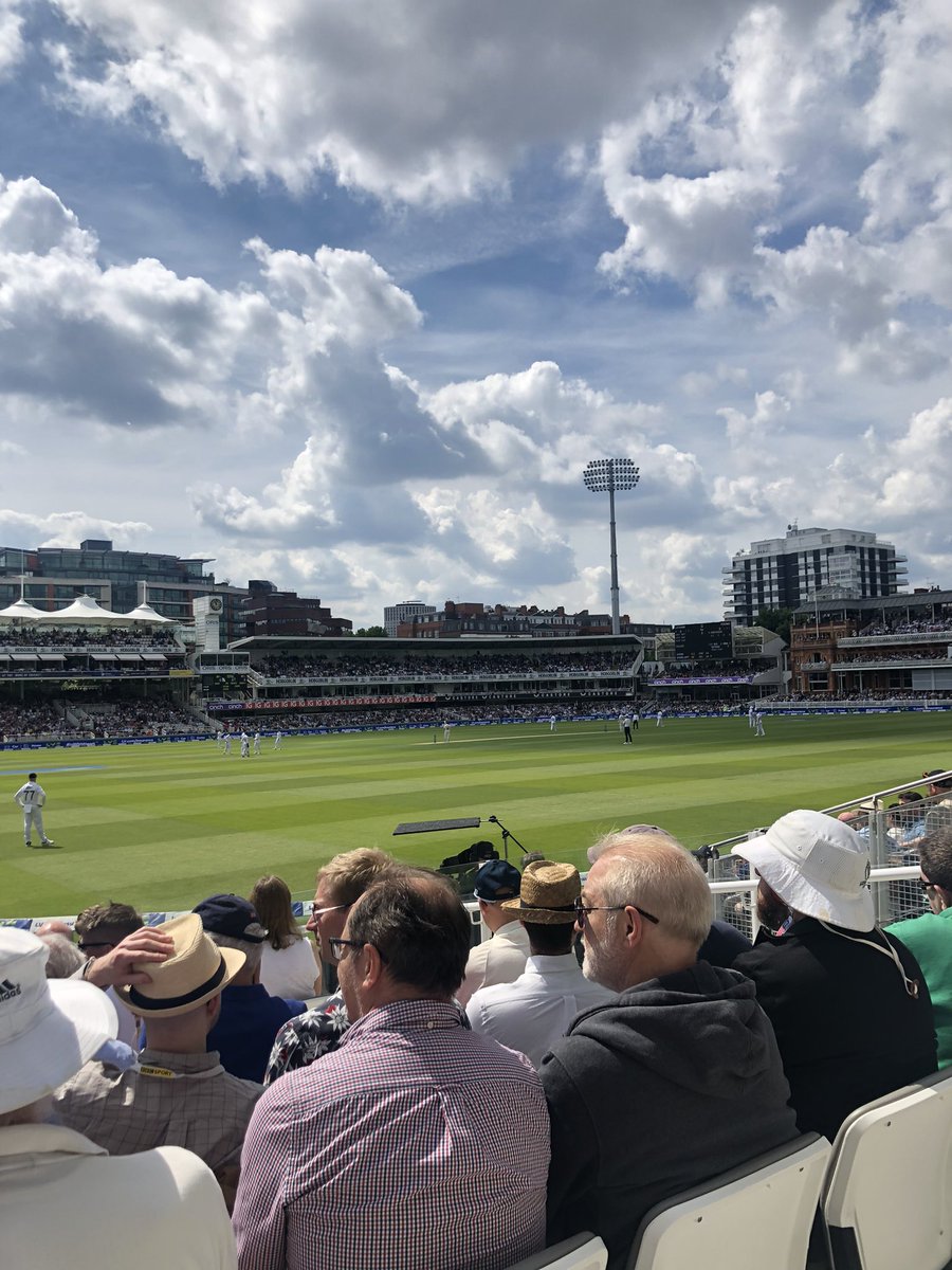 God I’ve missed test cricket… #Lords #ENGvNZ