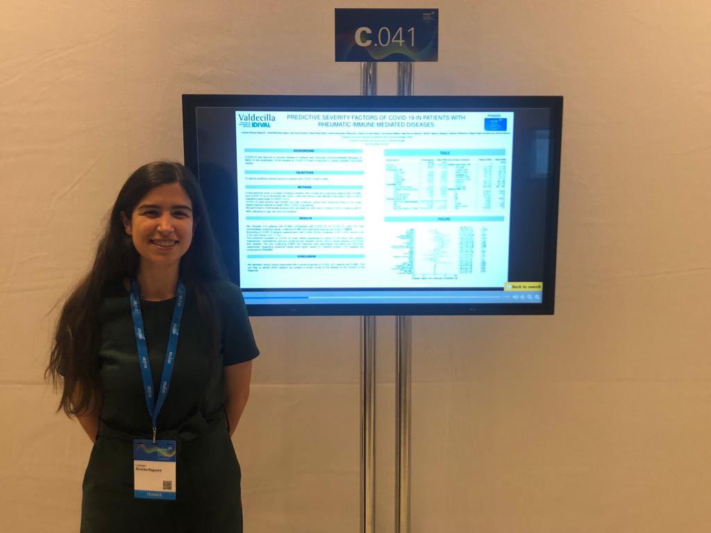 Presenting some of our posters at #EULAR2022 
- TCZ in GCA
- BT in neurosarcoidosis
- Mortality in RA
- Uveitis associated to SpA
- Predictive severity factors of COVID19