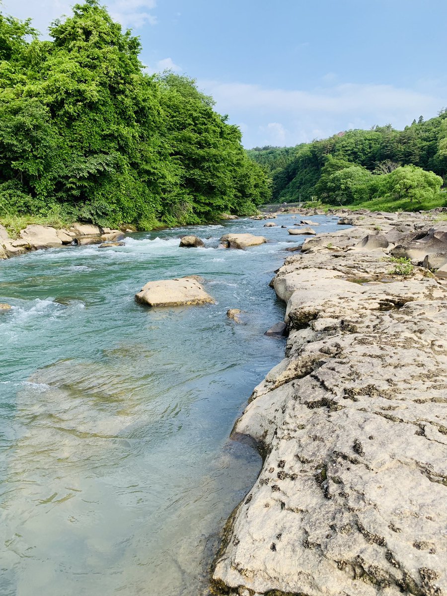 Abundantia's tweet photo. #川
 #自然
 #一人旅
 #厳美渓
 #景勝地
 #岩手県 https://t.co/Pq6Fhzoqg4