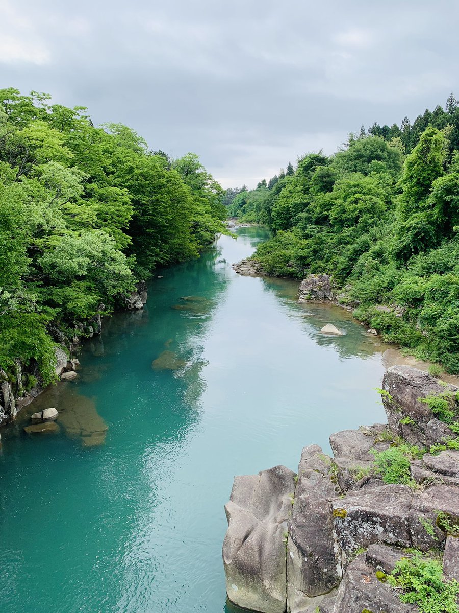 Abundantia's tweet photo. #川
 #自然
 #一人旅
 #厳美渓
 #景勝地
 #岩手県 https://t.co/Pq6Fhzoqg4