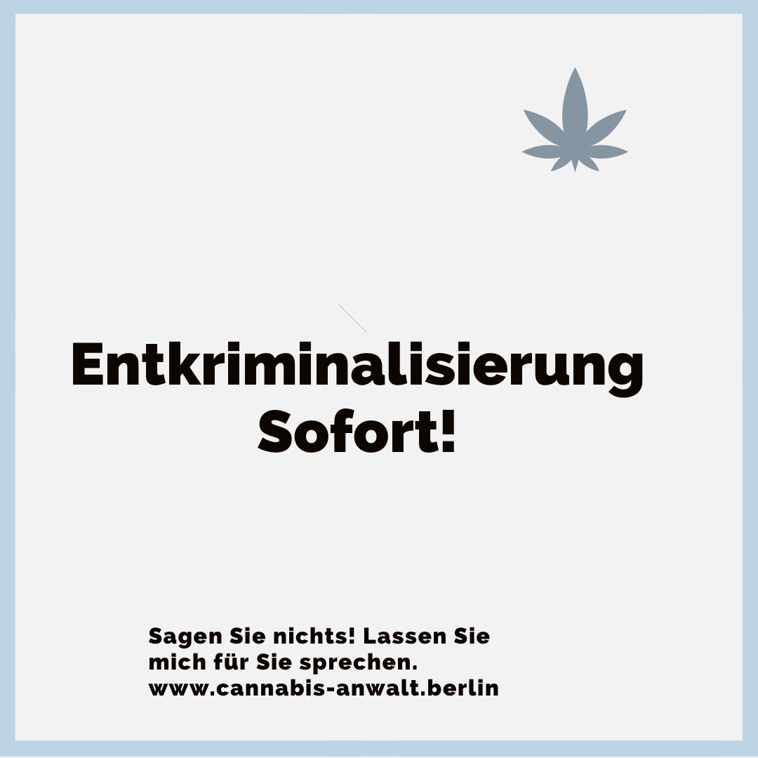 #EntkriminalisierungSofort