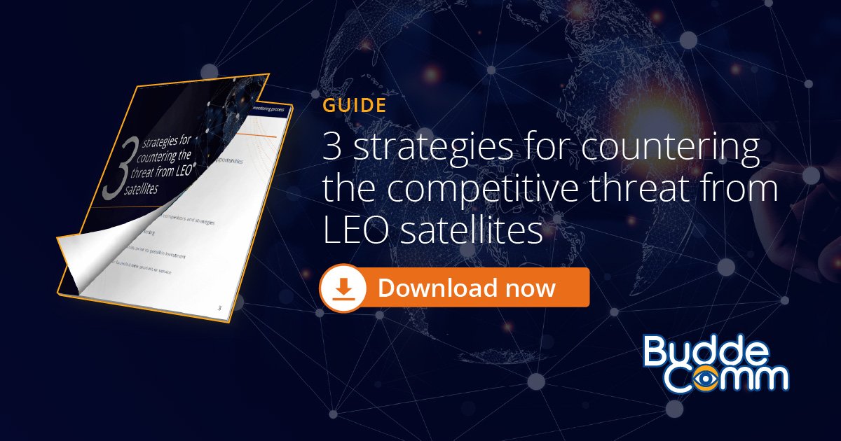 Explore 3 strategies to countering the threat from the LEO satellites companies: buff.ly/3GPbDDZ #satellites #intelligence #tmt #budde