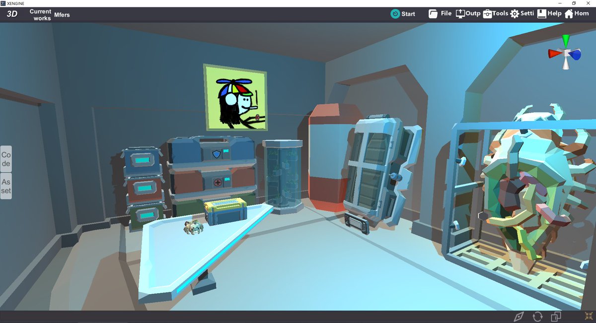 Lucas_Traders's tweet photo. This is my first time creating with X-Engine, it's very interesting, I would like to build on my Xpace if I can, will you come to visit my home?@IVSProtocol  @sartoshi_nft https://t.co/MhUT0spaLB