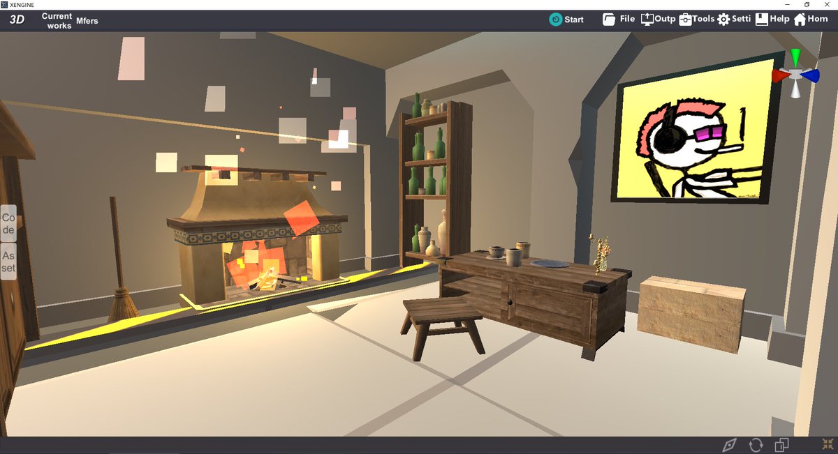 Lucas_Traders's tweet photo. This is my first time creating with X-Engine, it's very interesting, I would like to build on my Xpace if I can, will you come to visit my home?@IVSProtocol  @sartoshi_nft https://t.co/MhUT0spaLB