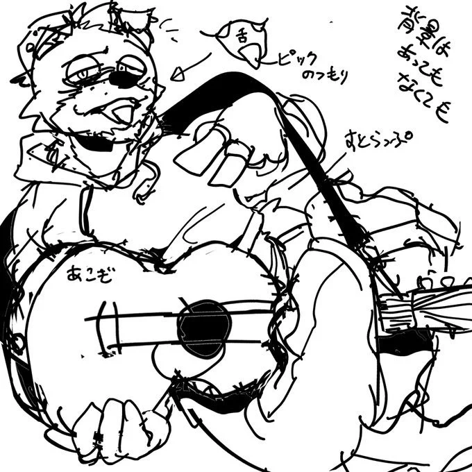 ラフだとそれぞれこの状態でした。よかったら見比べてみて。めちゃ変わってるから 
