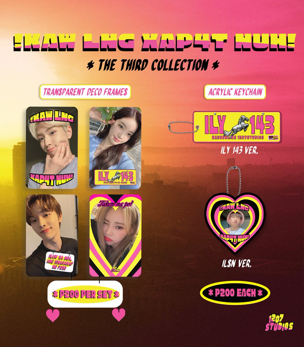 fromclubcherish's tweet photo. IKAW LANG SAPAT NA! 💗🛺🐎
The Third Collection

✱ Collect Book
🦋 1-Pocket (P480)
🦋 2-Pocket (P580)

✱ Transparent Deco Frames (P200 per set)

✱ Acrylic Keychain (P200 each)

🗓 06/02 ~ 06/25
🔗 https://t.co/mZrEYl7iYh

Click the link to PRE-ORDER! ﾟ☾ ﾟ｡⋆ https://t.co/fY2m9Bmx0g