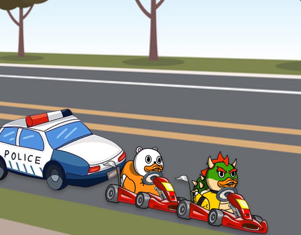 jpfuman's tweet photo. @EmmaLou2022 @RubberduckzNFT Hehehe… Apparently, Mum and Dad got pulled over by the Police while heading to the race track 🤣🤣🤣❤️ @EmmaLou2022 @ScottRGreenwood https://t.co/2VRFvwP2xN