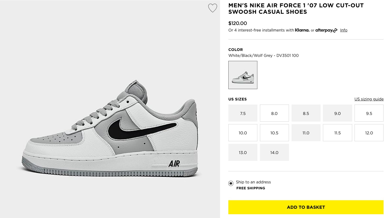 Buy Air Force 1 '07 LV8 'Wolf Grey' - DV3501 100