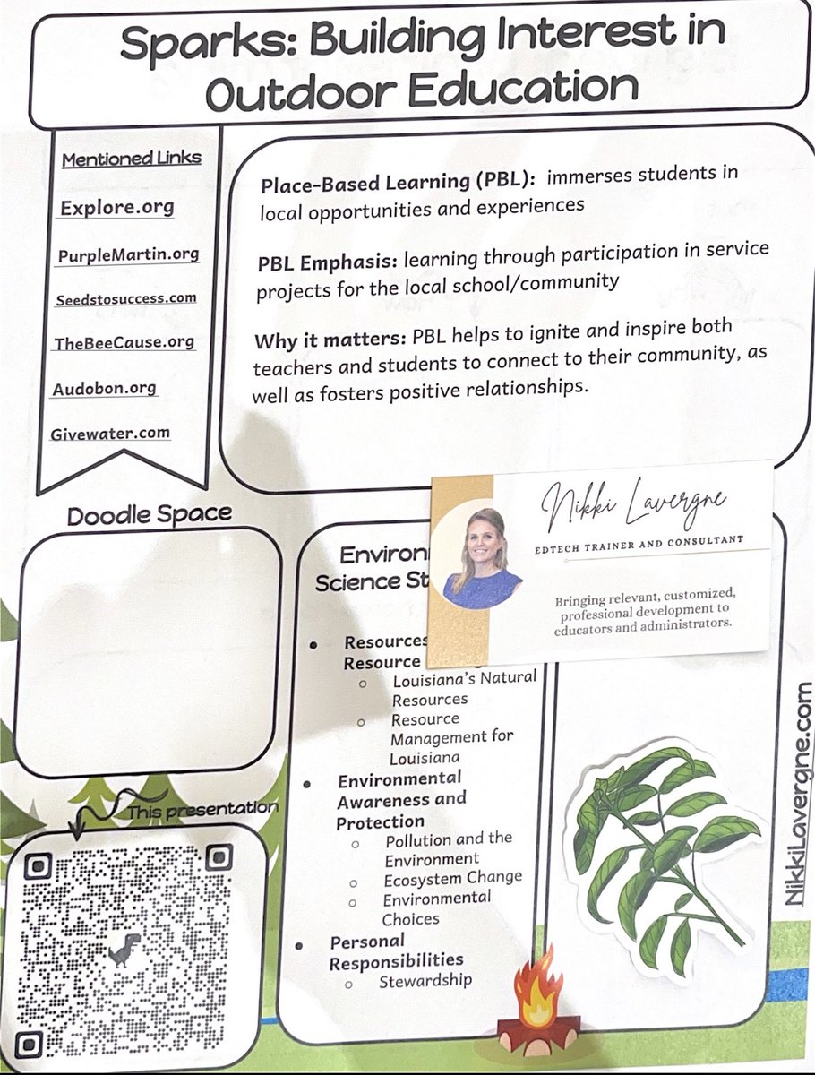 LavergneNikki's tweet photo. Kicking off this morning with NATURE!!! Come to room 387 (even if you aren’t signed up- there will be room. It’s early). #LAteacherleaders https://t.co/r3D4LW9tho