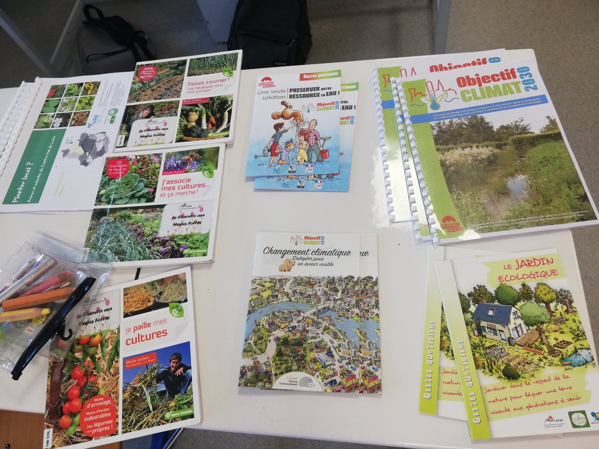 Conception d'un éco jardin avec l'intervention de Julien Austal du CDPNE dans le cadre d'un projet CREEDD pour une classe de 4e au collège Michel Bégon à Blois