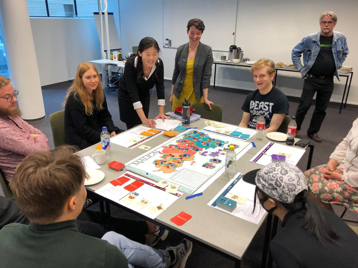 Our team, led by @SebastianBae, traveled to Helsinki to playtest Malign, a wargame focused on the effects of disinformation and resiliency campaigns. Thank you to @HybridCoE for hosting Emily Yoder and me—your insights were invaluable! https://t.co/0e2MwoEPhB