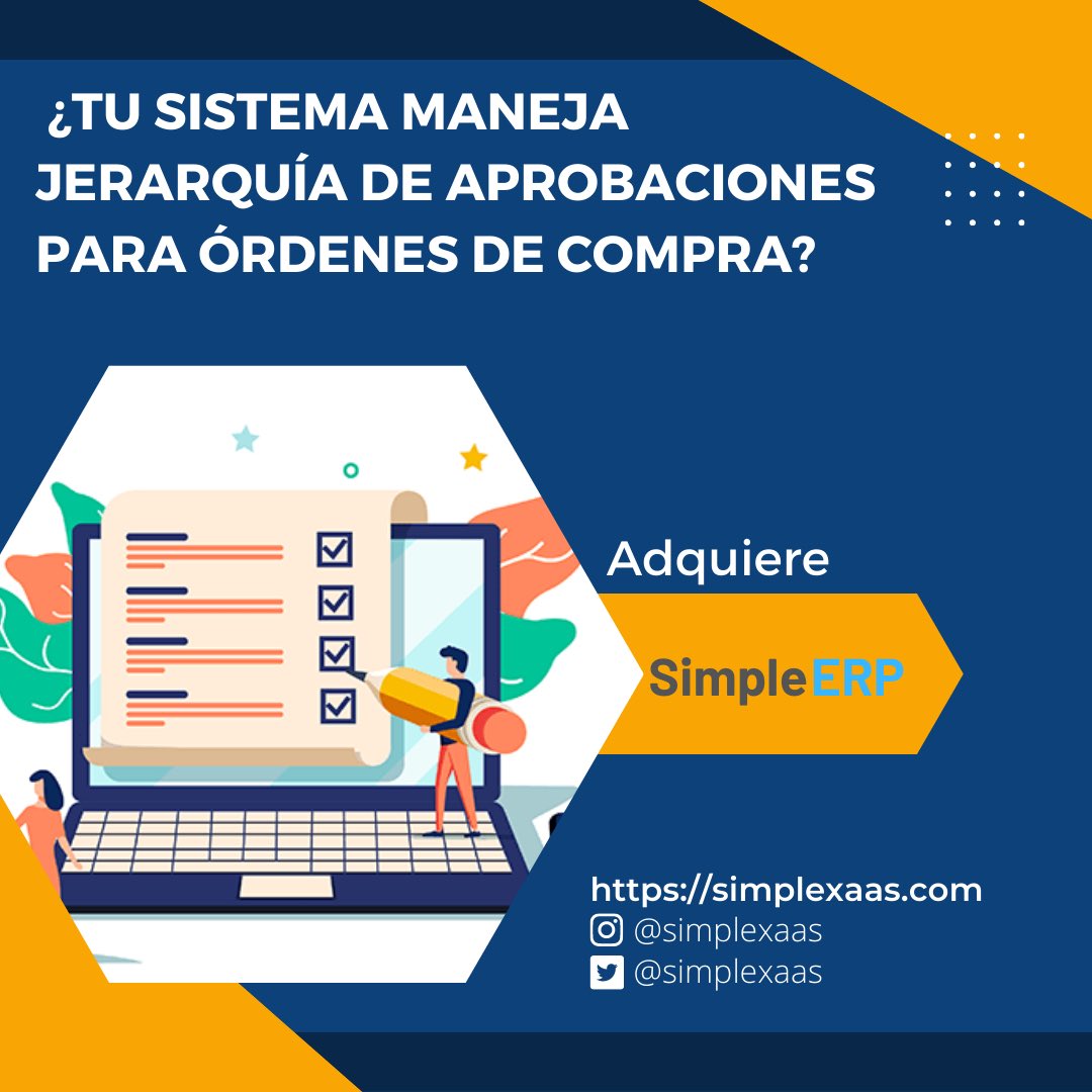 SimpleXaaSERP's tweet photo. No importa qué tan complejo sea tu proceso empresarial, con nuestras soluciones cubrimos todas las posibilidades. 

#clouderp #simpleerp #cloud #pymes #finanzas #contabilidad #erp #crm #compras #facturacion #facturacionelectronica https://t.co/baQfnZuYeI